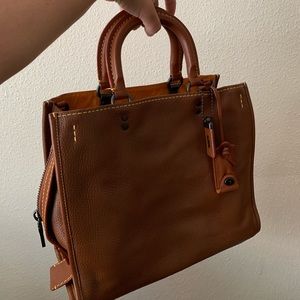 Coach Rogue bag in Saddle brown